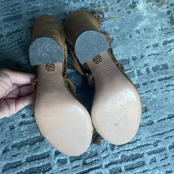 Aquazzura Tulum Fringed Sandals - Picture 4 of 4